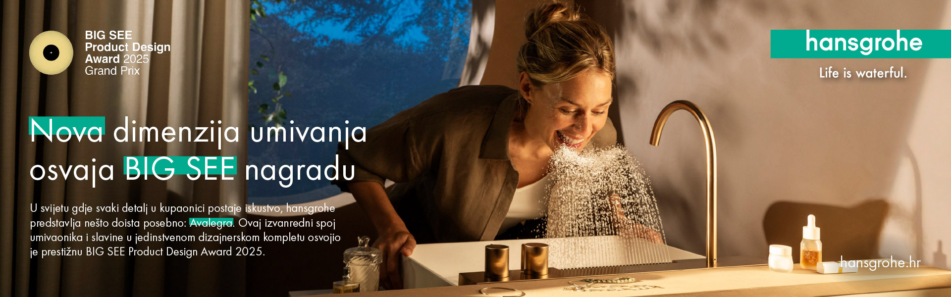 Savršeni spoj umivaonika i slavine: hansgrohe Avalegra linija