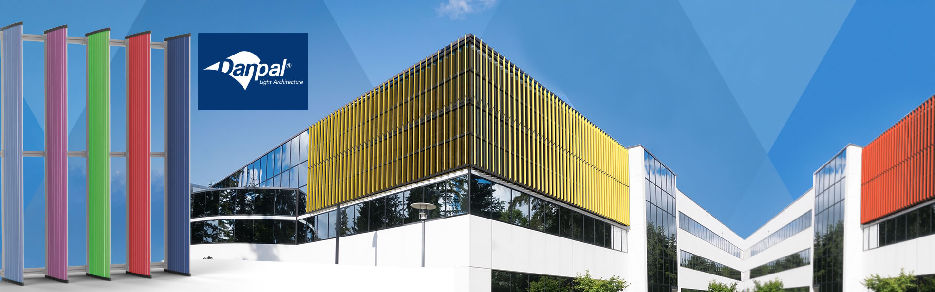 Danpal fasadna polikarbonatna sjenila za kontrolu svjetla i topline