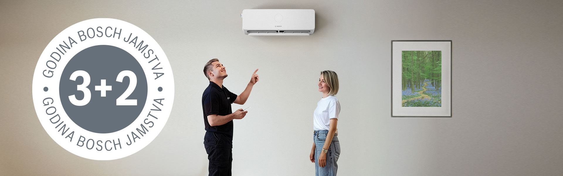 Bosch proljetna akcija: 3+2 godine jamstva na klime